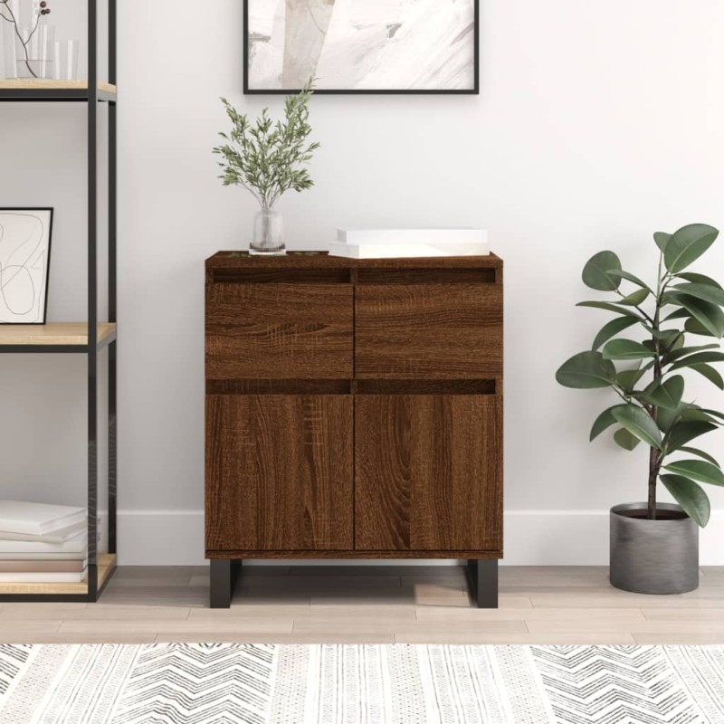 vidaXL Sideboard Braun Eichen-Optik 60x35x70 cm Holzwerkstoff vidaXL Sideboard Braun Eichen-Optik 60x35x70 cm Holzwerkstoff