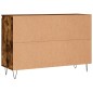 vidaXL Sideboard Räuchereiche 104x35x70 cm Holzwerkstoff vidaXL Sideboard Räuchereiche 104x35x70 cm Holzwerkstoff