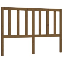 vidaXL Kopfteil Honigbraun 126x4x100 cm Massivholz Kiefer