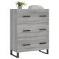 vidaXL Sideboard Grau Sonoma 69,5x34x90 cm Holzwerkstoff vidaXL Sideboard Grau Sonoma 69,5x34x90 cm Holzwerkstoff