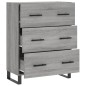 vidaXL Sideboard Grau Sonoma 69,5x34x90 cm Holzwerkstoff vidaXL Sideboard Grau Sonoma 69,5x34x90 cm Holzwerkstoff
