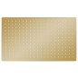 vidaXL Regenbrause Edelstahl 50x30 cm Rechteckig Golden vidaXL Regenbrause Edelstahl 50x30 cm Rechteckig Golden