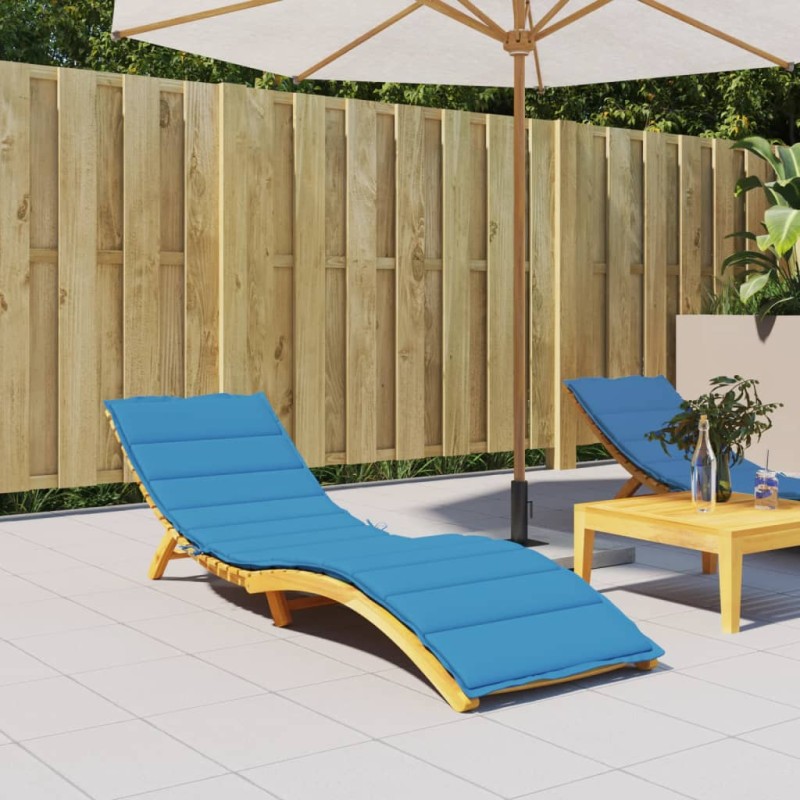 Sonnenliegen-Auflage Blau 200x60x3 cm Oxford-Gewebe Sonnenliegen-Auflage Blau 200x60x3 cm Oxford-Gewebe