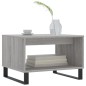 vidaXL Couchtisch Grau Sonoma 60x50x40 cm Holzwerkstoff vidaXL Couchtisch Grau Sonoma 60x50x40 cm Holzwerkstoff