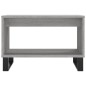vidaXL Couchtisch Grau Sonoma 60x50x40 cm Holzwerkstoff vidaXL Couchtisch Grau Sonoma 60x50x40 cm Holzwerkstoff