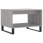 vidaXL Couchtisch Grau Sonoma 60x50x40 cm Holzwerkstoff vidaXL Couchtisch Grau Sonoma 60x50x40 cm Holzwerkstoff