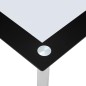 vidaXL Esstisch Schwarz und Transparent 120 x 60 x 75 cm Hartglas vidaXL Esstisch Schwarz und Transparent 120 x 60 x 75 cm Hartglas