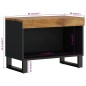 vidaXL TV-Schrank 60x33x43,5 cm Massivholz Mango vidaXL TV-Schrank 60x33x43,5 cm Massivholz Mango