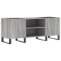 vidaXL Plattenschrank Grau Sonoma 121x38x48 cm Holzwerkstoff vidaXL Plattenschrank Grau Sonoma 121x38x48 cm Holzwerkstoff