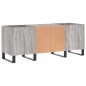vidaXL Plattenschrank Grau Sonoma 121x38x48 cm Holzwerkstoff vidaXL Plattenschrank Grau Sonoma 121x38x48 cm Holzwerkstoff