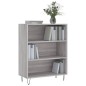 vidaXL Bücherregal Grau Sonoma 69,5x32,5x90 cm Holzwerkstoff vidaXL Bücherregal Grau Sonoma 69,5x32,5x90 cm Holzwerkstoff