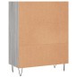 vidaXL Bücherregal Grau Sonoma 69,5x32,5x90 cm Holzwerkstoff vidaXL Bücherregal Grau Sonoma 69,5x32,5x90 cm Holzwerkstoff
