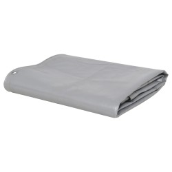 vidaXL Abdeckplane 650 g/m² 4x4 m Grau