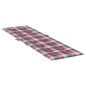vidaXL Liegestuhl-Auflage Rot Karomuster (75+105)x50x4 cm vidaXL Liegestuhl-Auflage Rot Karomuster (75+105)x50x4 cm