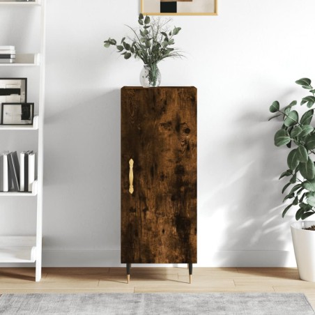 vidaXL Sideboard Räuchereiche 34,5x34x90 cm Holzwerkstoff