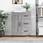 vidaXL Sideboard Grau Sonoma 69,5x34x90 cm Holzwerkstoff vidaXL Sideboard Grau Sonoma 69,5x34x90 cm Holzwerkstoff