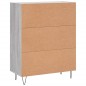 vidaXL Sideboard Grau Sonoma 69,5x34x90 cm Holzwerkstoff vidaXL Sideboard Grau Sonoma 69,5x34x90 cm Holzwerkstoff