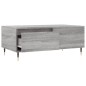 vidaXL Couchtisch Grau Sonoma 90x50x36,5 cm Holzwerkstoff vidaXL Couchtisch Grau Sonoma 90x50x36,5 cm Holzwerkstoff