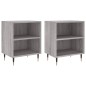 vidaXL Nachttische 2 Stk. Grau Sonoma 40x30x50 cm Holzwerkstoff vidaXL Nachttische 2 Stk. Grau Sonoma 40x30x50 cm Holzwerkstoff