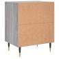 vidaXL Nachttische 2 Stk. Grau Sonoma 40x30x50 cm Holzwerkstoff vidaXL Nachttische 2 Stk. Grau Sonoma 40x30x50 cm Holzwerkstoff