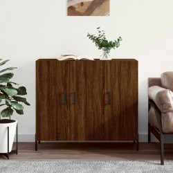 vidaXL Sideboard Braun Eichen-Optik 90x34x80 cm Holzwerkstoff