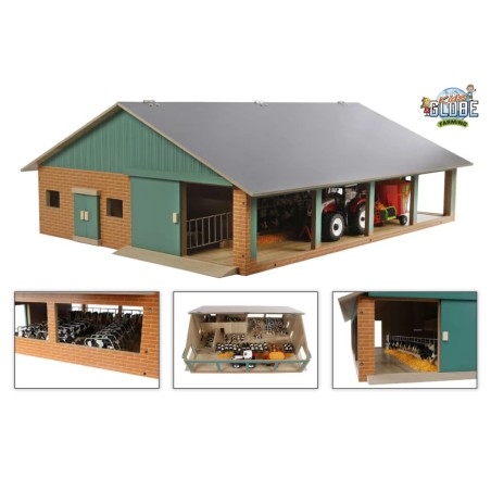 Kids Globe Kuhstall mit Melkanlage 1:32 610495