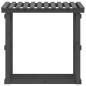 vidaXL Kaminholzregal Grau 108x64,5x109 cm Massivholz Kiefer vidaXL Kaminholzregal Grau 108x64,5x109 cm Massivholz Kiefer