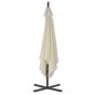 vidaXL Ampelschirm mit Stahlmast 300 cm Sand vidaXL Ampelschirm mit Stahlmast 300 cm Sand