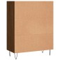 vidaXL Bücherregal Braun Eichen-Optik 69,5x32,5x90 cm Holzwerkstoff vidaXL Bücherregal Braun Eichen-Optik 69,5x32,5x90 cm Holzwerkstoff