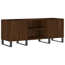 vidaXL Plattenschrank Braun Eichen-Optik 121x38x48 cm Holzwerkstoff