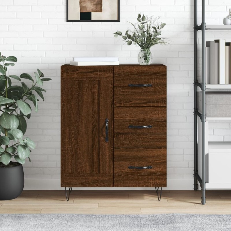 vidaXL Sideboard Braun Eichen-Optik 69,5x34x90 cm Holzwerkstoff vidaXL Sideboard Braun Eichen-Optik 69,5x34x90 cm Holzwerkstoff