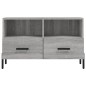 vidaXL TV-Schrank Grau Sonoma 80x36x50 cm Holzwerkstoff vidaXL TV-Schrank Grau Sonoma 80x36x50 cm Holzwerkstoff