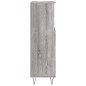 vidaXL Badschrank Grau Sonoma 30x30x100 cm Holzwerkstoff vidaXL Badschrank Grau Sonoma 30x30x100 cm Holzwerkstoff