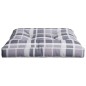 Palettenkissen Grau Karomuster 70x70x12 cm Stoff Palettenkissen Grau Karomuster 70x70x12 cm Stoff
