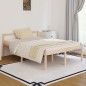 vidaXL Massivholzbett Kiefer 135x190 cm vidaXL Massivholzbett Kiefer 135x190 cm