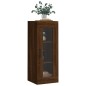 vidaXL Wandschrank Braun Eichen-Optik 34,5x34x90 cm