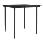 vidaXL 5-tlg. Garten-Essgruppe mit Kissen Poly Rattan und Stahl vidaXL 5-tlg. Garten-Essgruppe mit Kissen Poly Rattan und Stahl