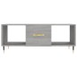 vidaXL Couchtisch Grau Sonoma 102x50x40 cm Holzwerkstoff vidaXL Couchtisch Grau Sonoma 102x50x40 cm Holzwerkstoff