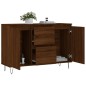 vidaXL Sideboard Braun Eichen-Optik 104x35x70 cm Holzwerkstoff vidaXL Sideboard Braun Eichen-Optik 104x35x70 cm Holzwerkstoff