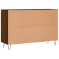 vidaXL Sideboard Braun Eichen-Optik 104x35x70 cm Holzwerkstoff vidaXL Sideboard Braun Eichen-Optik 104x35x70 cm Holzwerkstoff
