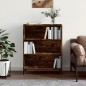 vidaXL Bücherregal Räuchereiche 69,5x32,5x90 cm Holzwerkstoff vidaXL Bücherregal Räuchereiche 69,5x32,5x90 cm Holzwerkstoff
