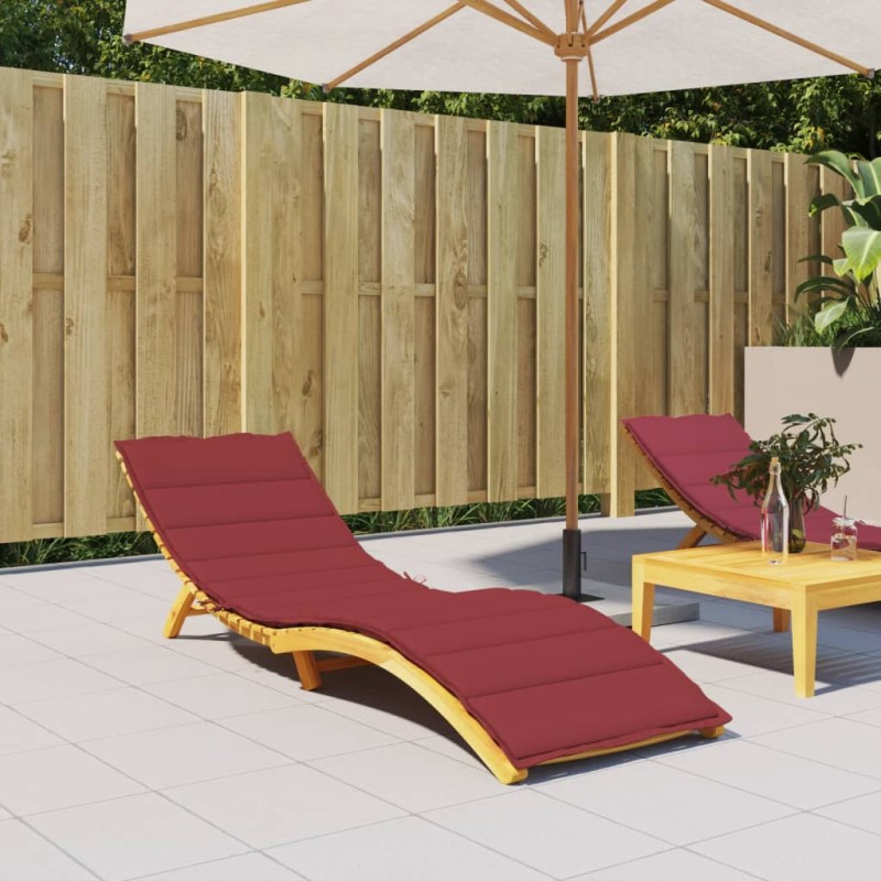 Sonnenliegen-Auflage Weinrot 200x70x3 cm Oxford-Gewebe Sonnenliegen-Auflage Weinrot 200x70x3 cm Oxford-Gewebe