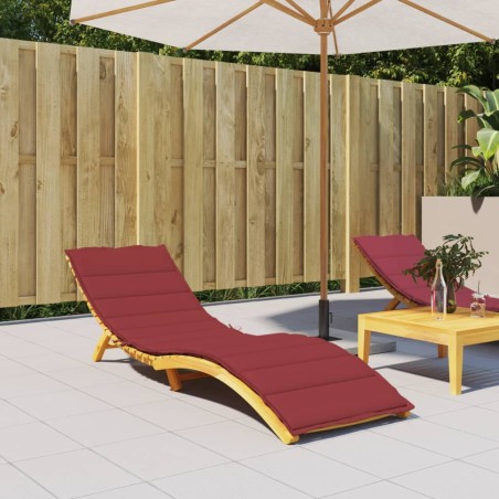 Sonnenliegen-Auflage Weinrot 200x70x3 cm Oxford-Gewebe