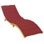 Sonnenliegen-Auflage Weinrot 200x70x3 cm Oxford-Gewebe Sonnenliegen-Auflage Weinrot 200x70x3 cm Oxford-Gewebe