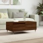 vidaXL Couchtisch Braun Eichen-Optik 90x50x36,5 cm Holzwerkstoff vidaXL Couchtisch Braun Eichen-Optik 90x50x36,5 cm Holzwerkstoff