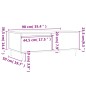 vidaXL Couchtisch Braun Eichen-Optik 90x50x36,5 cm Holzwerkstoff vidaXL Couchtisch Braun Eichen-Optik 90x50x36,5 cm Holzwerkstoff