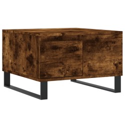 vidaXL Couchtisch Räuchereiche 55x55x36,5 cm Holzwerkstoff