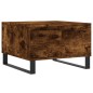 vidaXL Couchtisch Räuchereiche 55x55x36,5 cm Holzwerkstoff