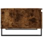 vidaXL Couchtisch Räuchereiche 55x55x36,5 cm Holzwerkstoff