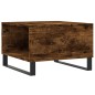 vidaXL Couchtisch Räuchereiche 55x55x36,5 cm Holzwerkstoff